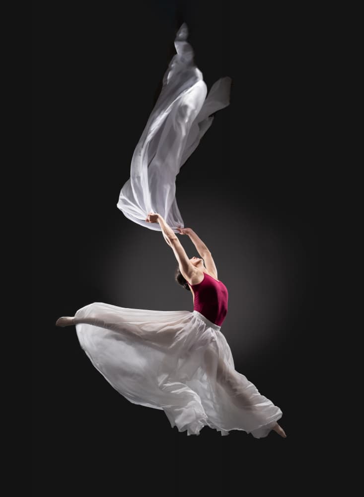 Graceful Dance Leap by Songlin Xu — canvas wall art