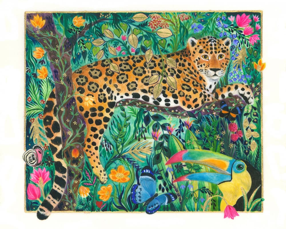 Jaguar Jungle by Isabelle Brent — canvas wall art