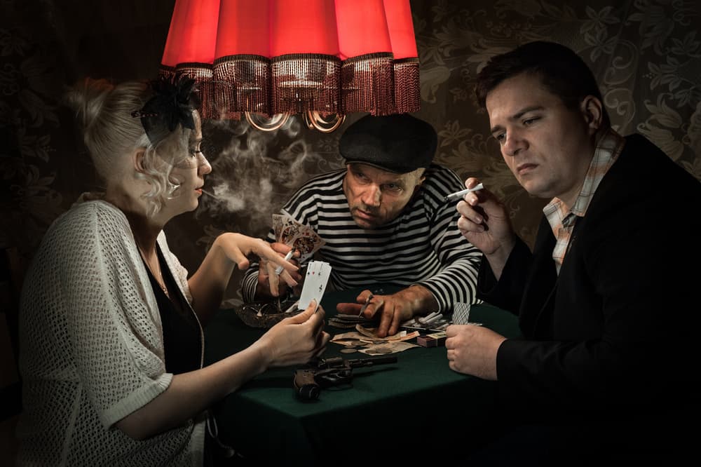 Intense Poker Night by Viktor Cherkasov — canvas wall art