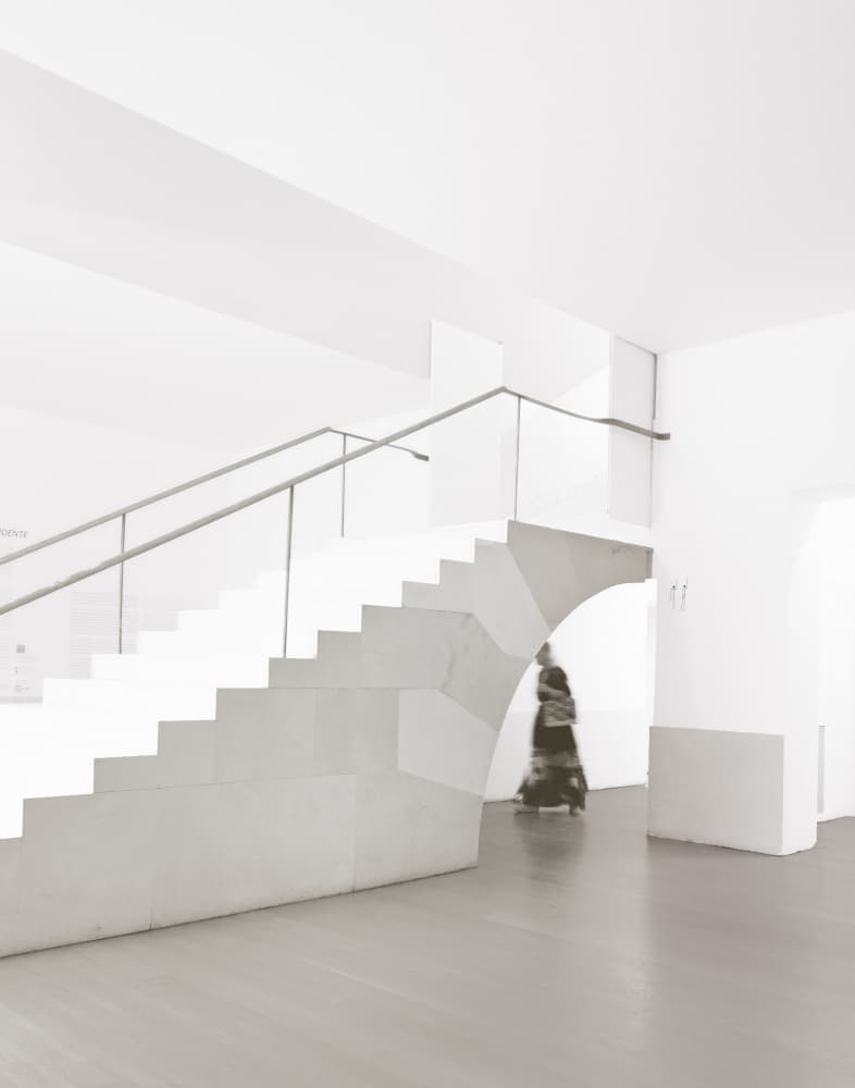 Modern Staircase Archway by Ariel Ariel — canvas wall art