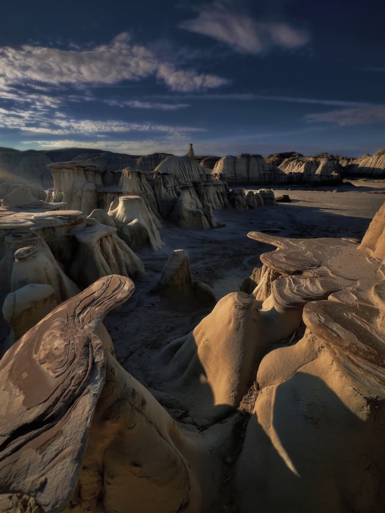 Sculpted Desert Formations by Jie Fischer — canvas wall art