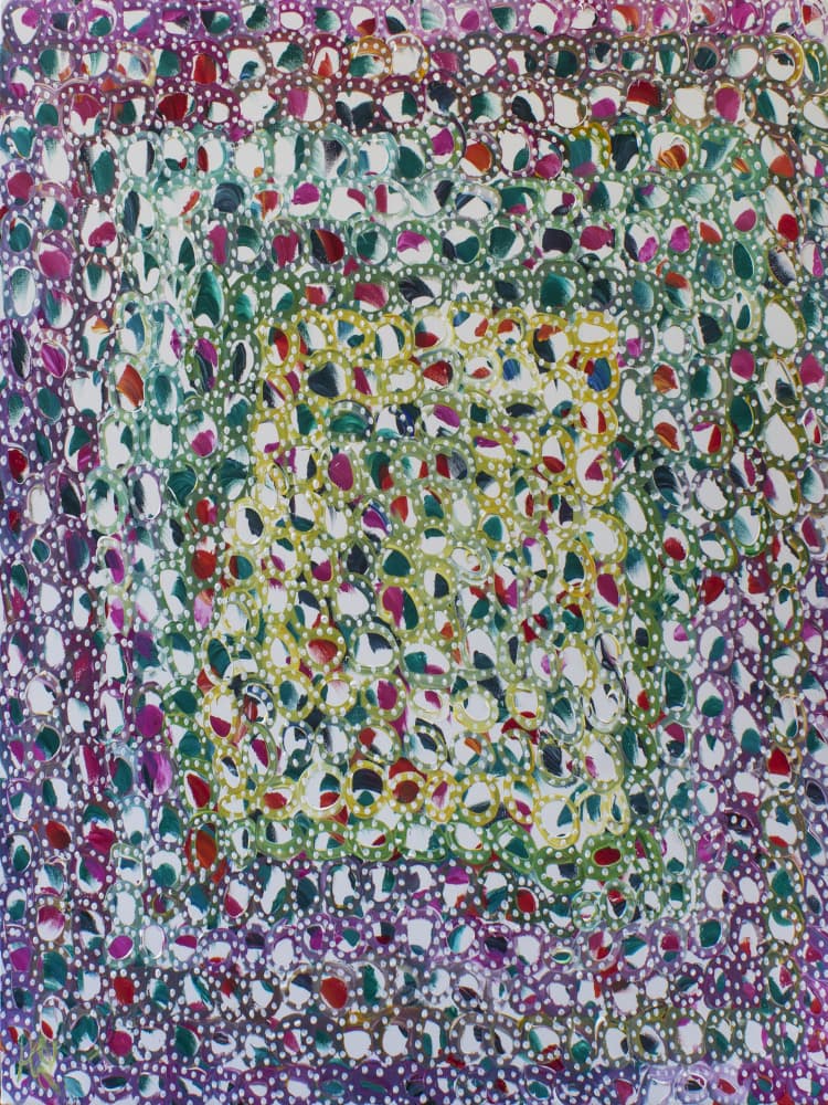 Vibrant Speckled Abstract by Helen Joynson — canvas wall art