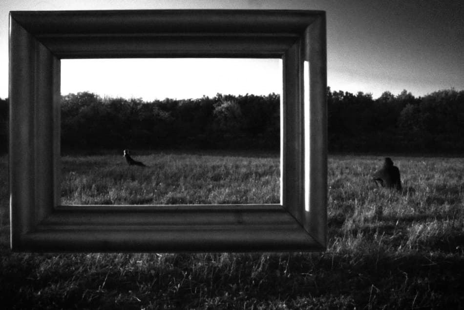 Dark Figures Framed by Codrin Lupei — canvas wall art