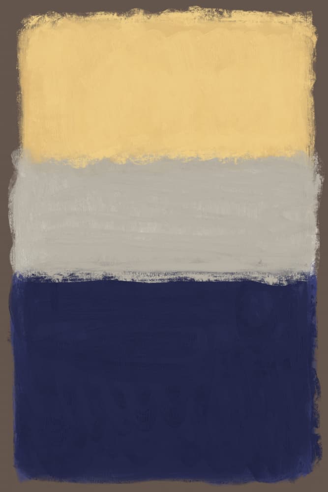 Abstract Color Blocks by The Art Concept — canvas wall art