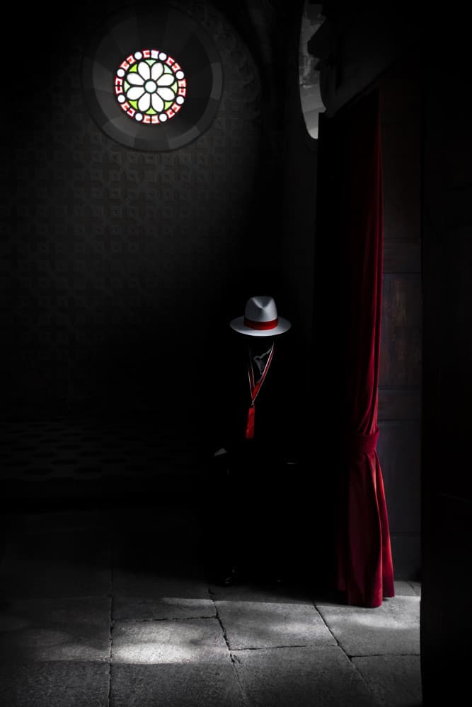 Mysterious Man in Fedora by Giorgio Toniolo — canvas wall art