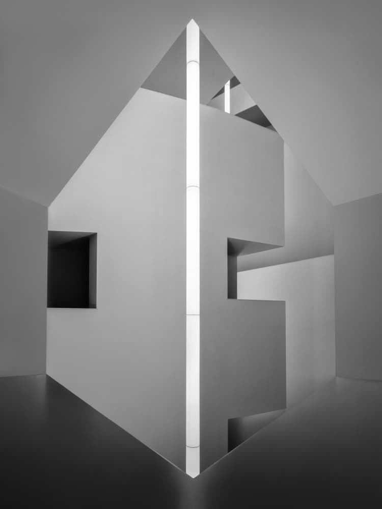 Geometric Light Forms by Nichole Chen — canvas wall art