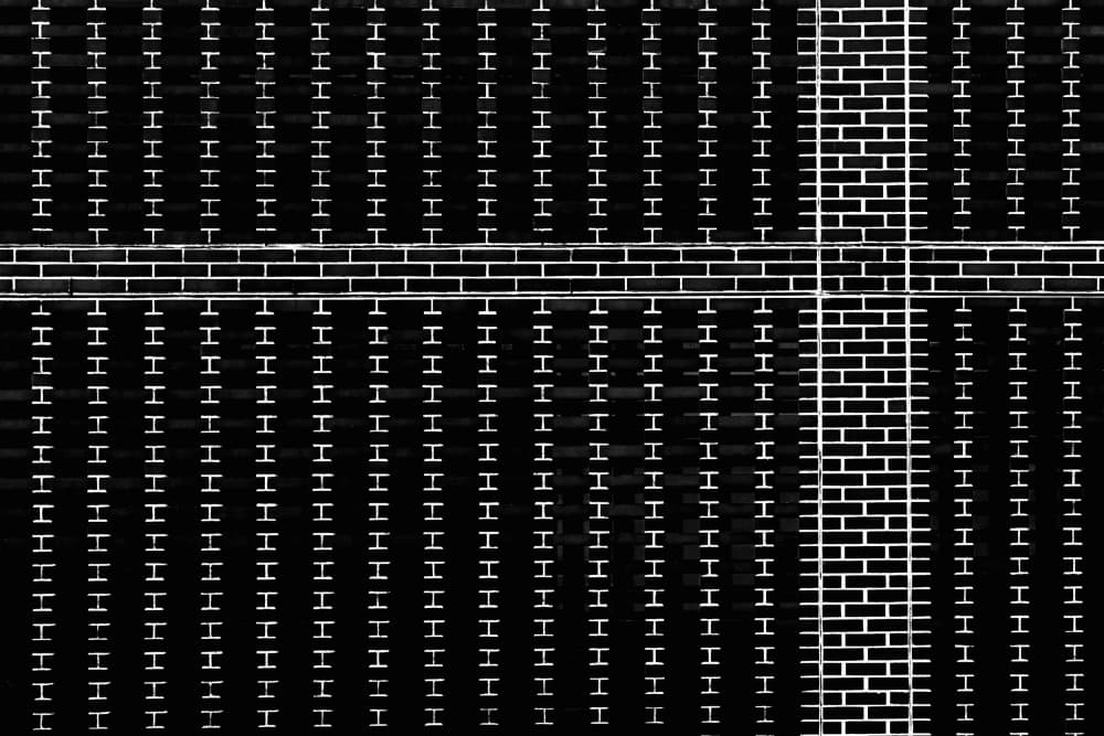 Industrial Grid Pattern by Paulo Abrantes — canvas wall art