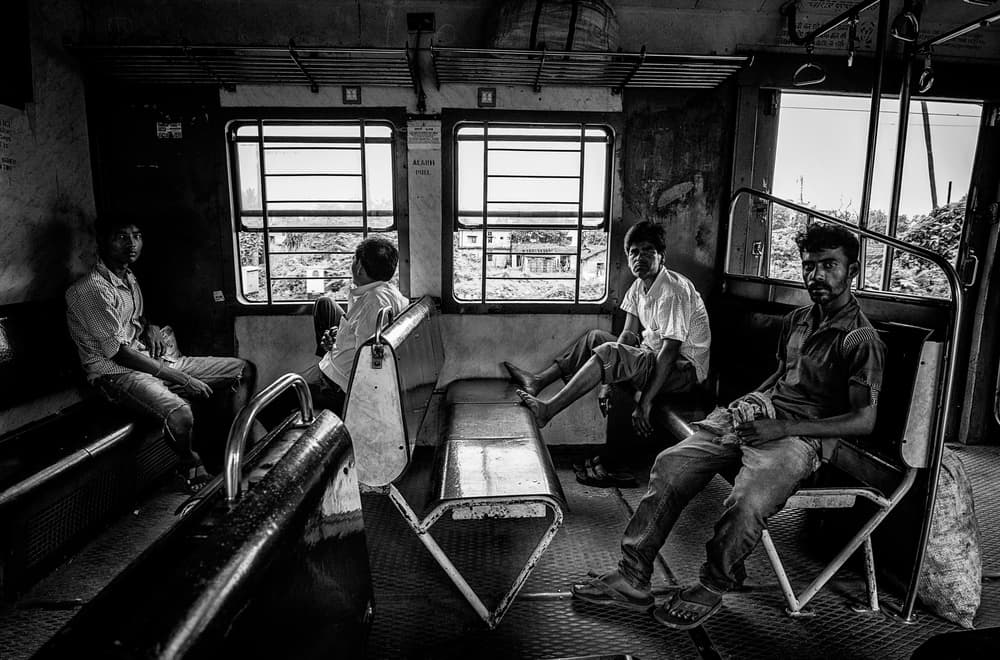 Quiet Train Commute by Joxe Inazio Kuesta Garmendia — canvas wall art