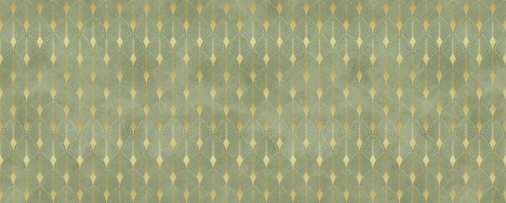Art Deco Gold Pattern by Vitor Costa — canvas wall art