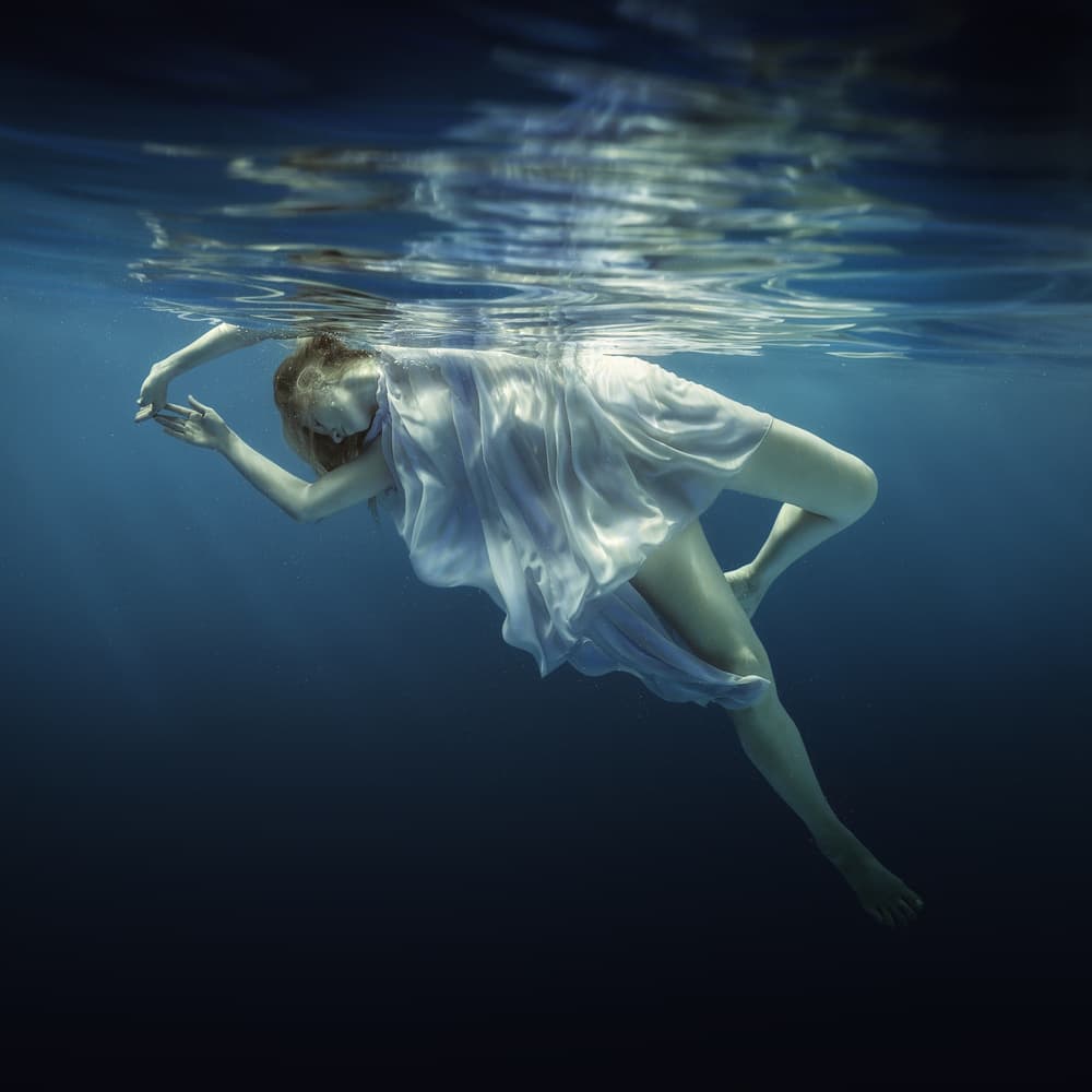 Underwater Serenity by Dmitry Frizel — canvas wall art