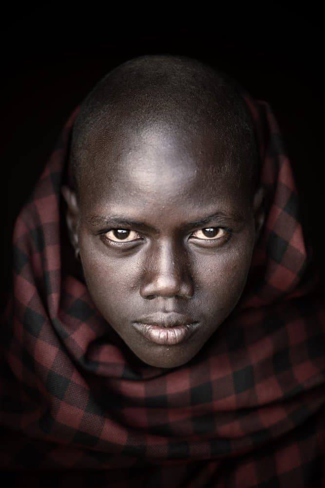 Soulful African Portrait by Trevor Cole — canvas wall art