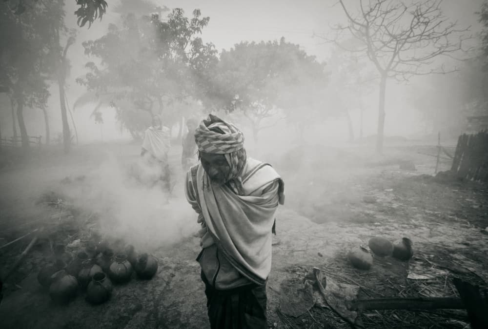Potter in Smoky Haze by Md. Arifuzzaman — canvas wall art