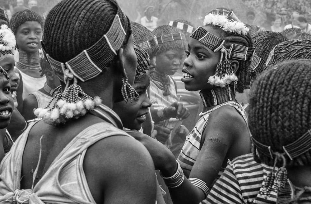 Ethiopian Tribal Adornment by Joxe Inazio Kuesta Garmendia — canvas wall art