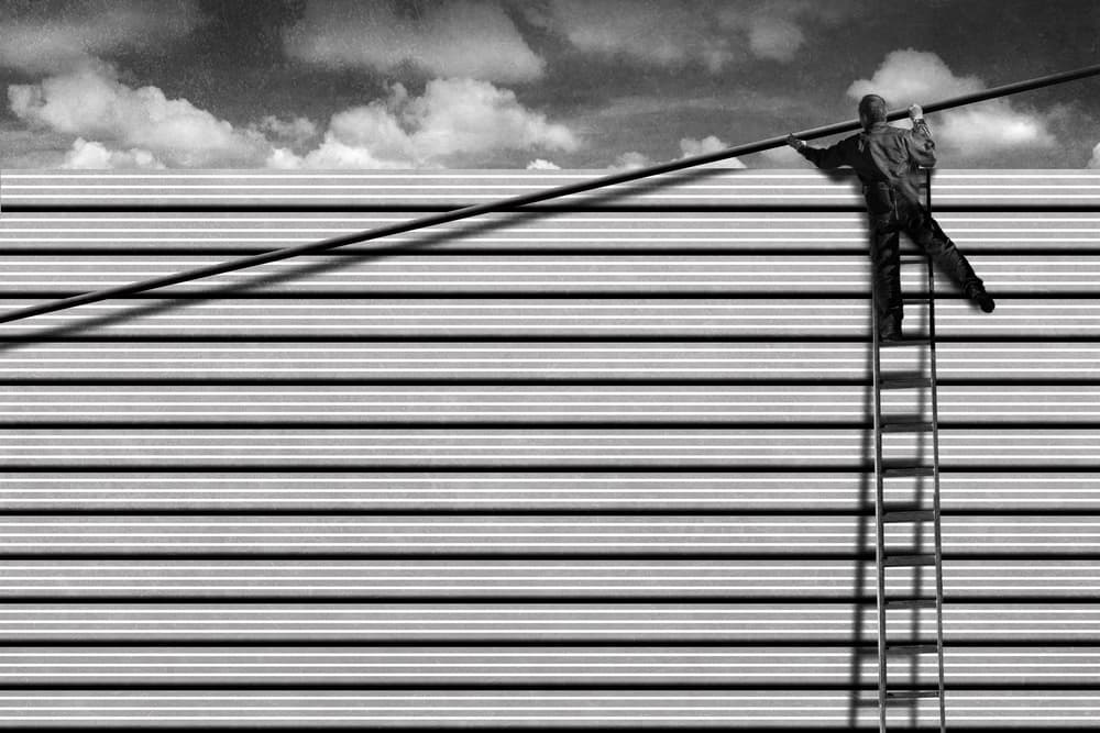 Climbing Towards Horizon by Ekkachai Khemkum — canvas wall art