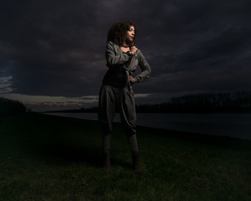 Moody Riverside Fashion by Ineke Mighorst — canvas wall art
