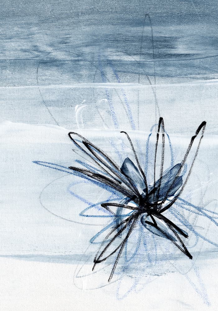 Sailing Flower by uplusmestudio — canvas wall art