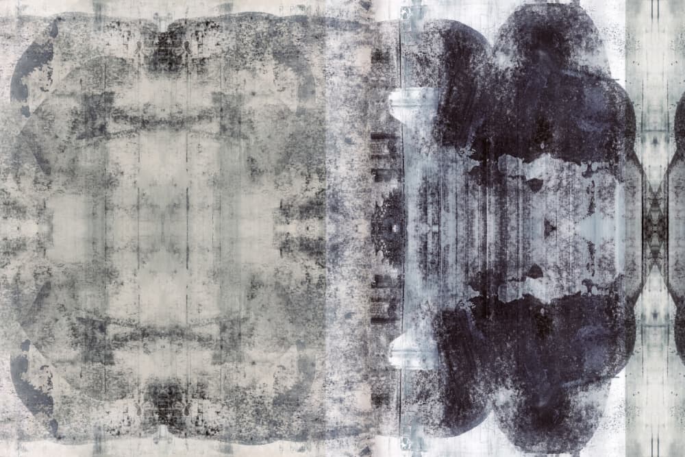Textured Gray Abstract by cartissi — canvas wall art