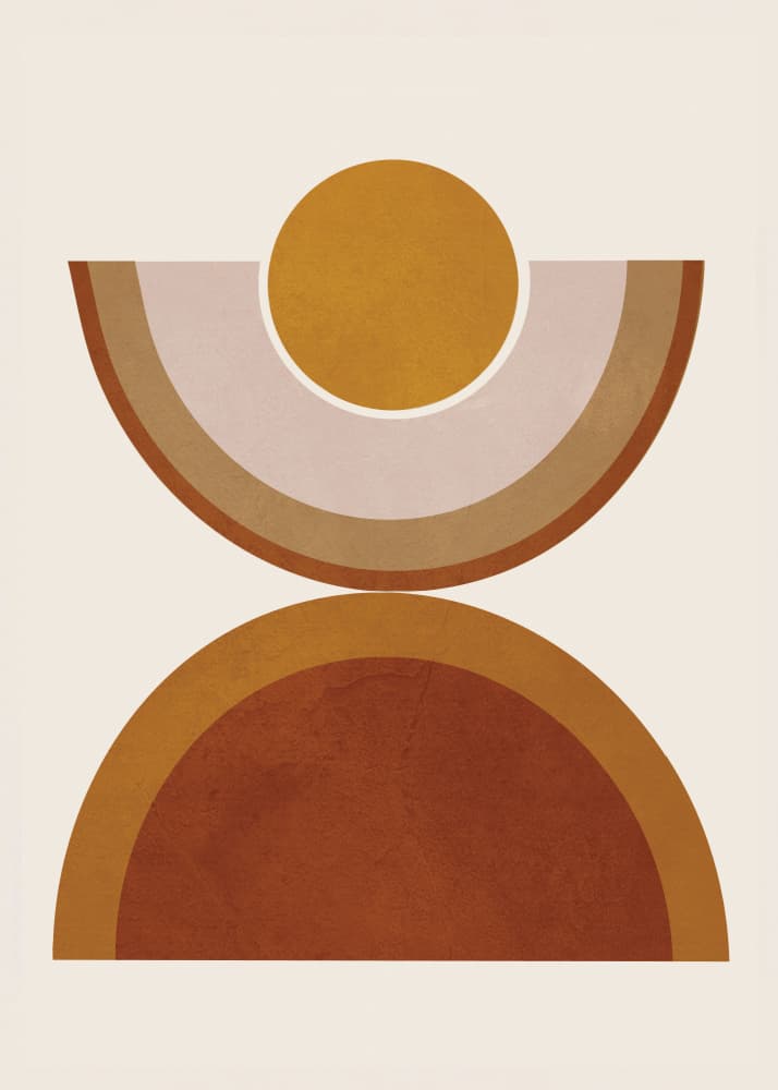 Earthy Sun Balance by City Art — canvas wall art