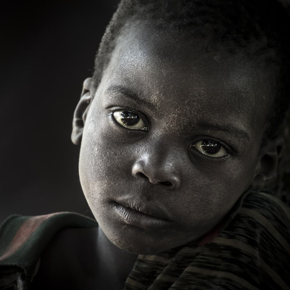 Soulful Young Boy by Elena Molina — canvas wall art