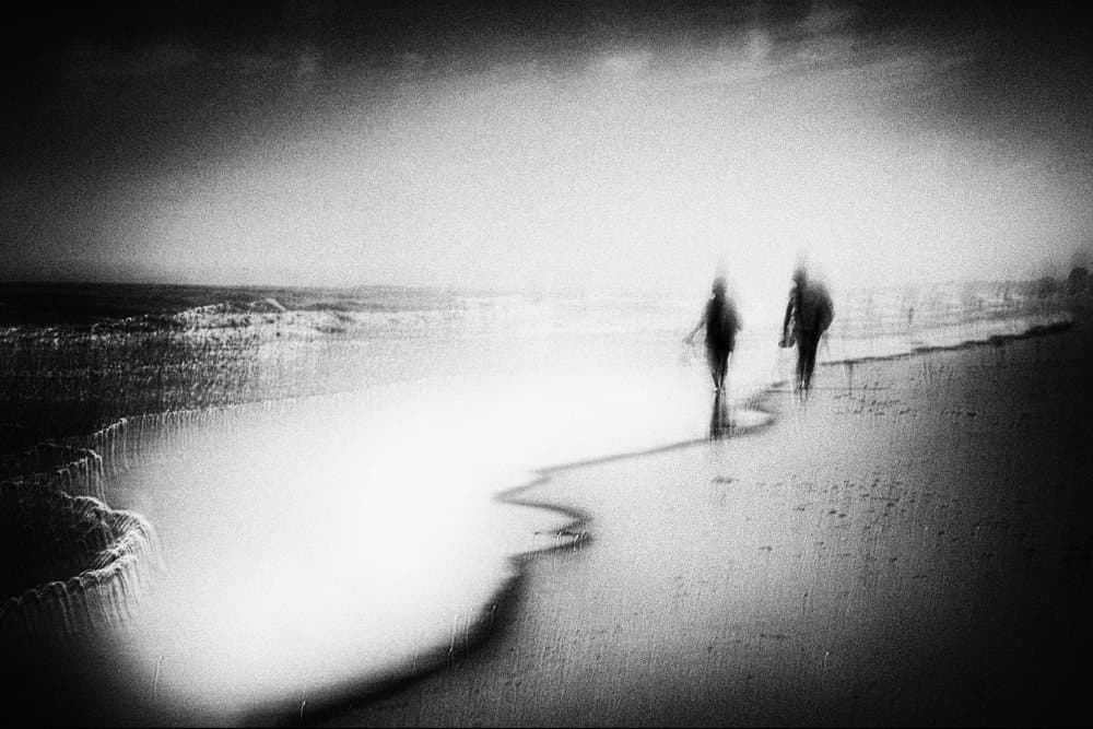 Dreamy Beach Walk by Ina Tänzer — canvas wall art