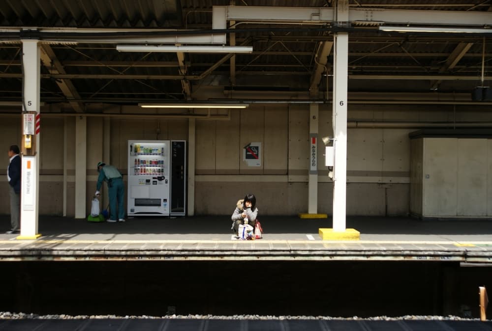 Urban Station Life by Kouji Tomihisa — canvas wall art