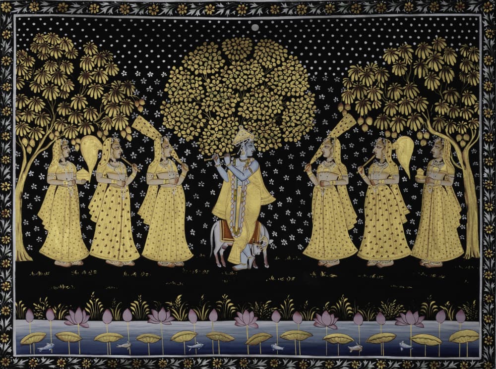 Krishna's Divine Music by IMAGINEERS STUDIO — canvas wall art
