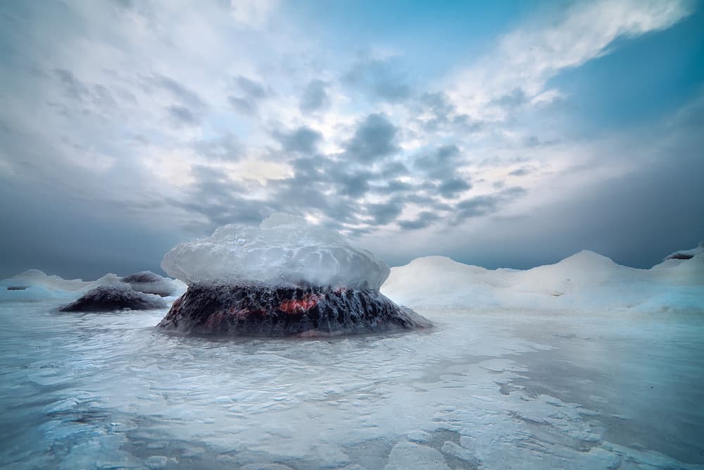 Frozen Serenity by Ruslan Bolgov — canvas wall art