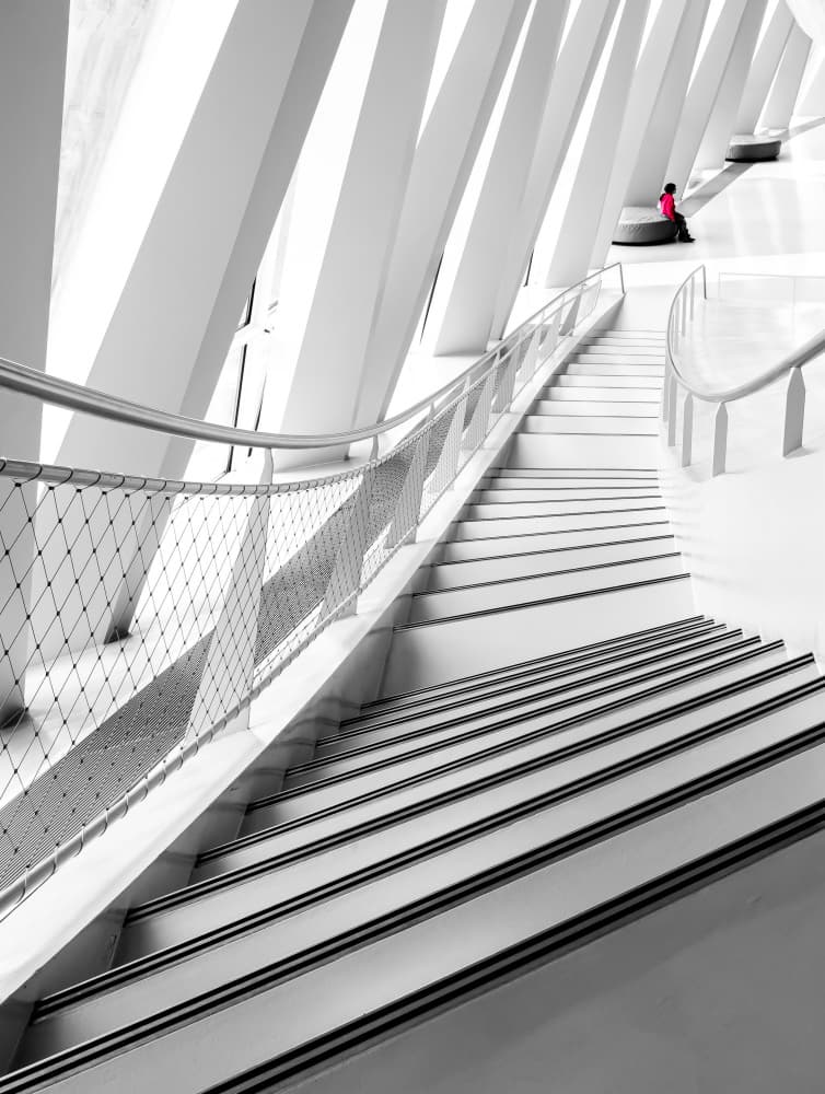 Modern Architectural Ascent by Markus Auerbach — canvas wall art