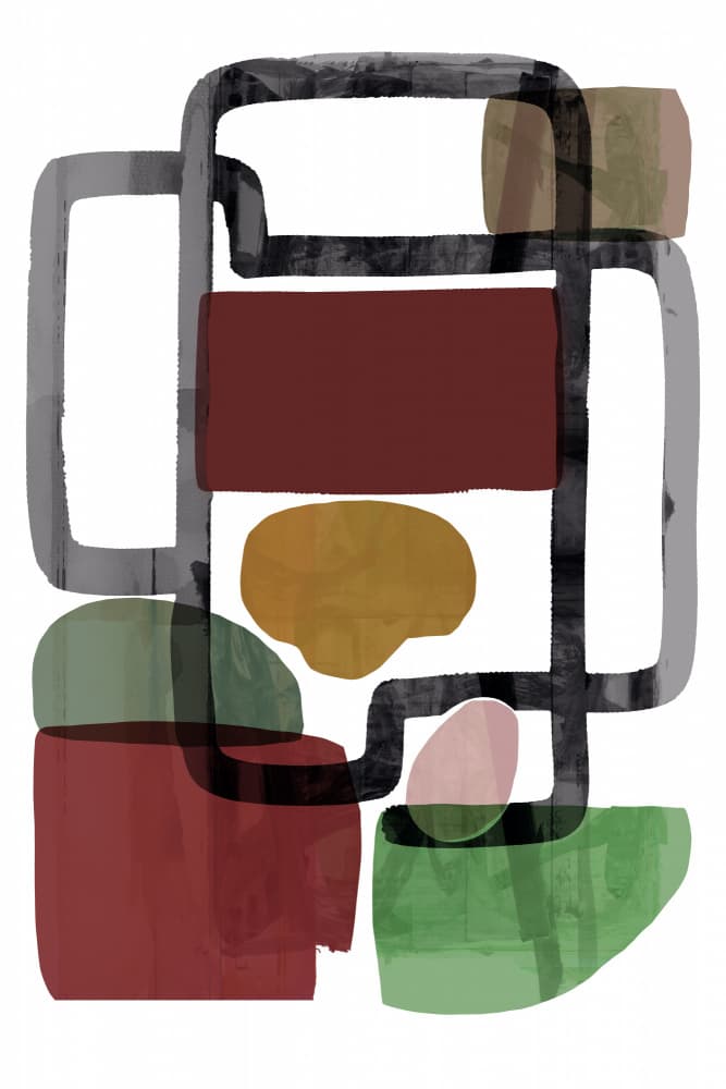 Abstract Geometric Flow by cartissi — canvas wall art