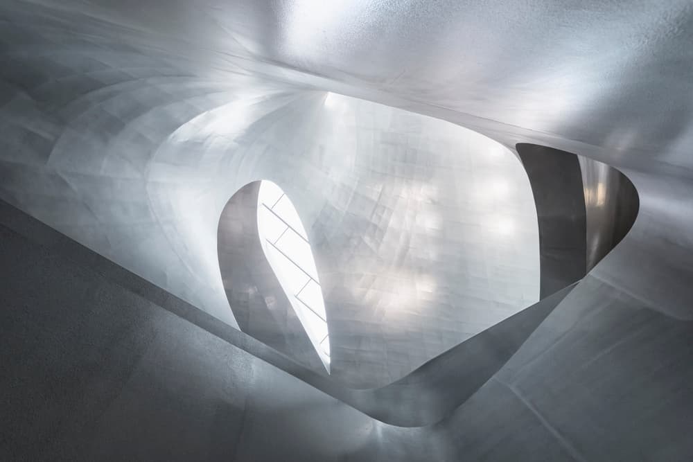 Sleek Silver Interior by Greetje van Son — canvas wall art