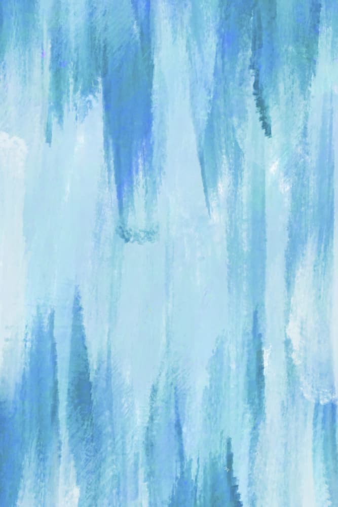 Abstract Blue Flow by Martina — canvas wall art