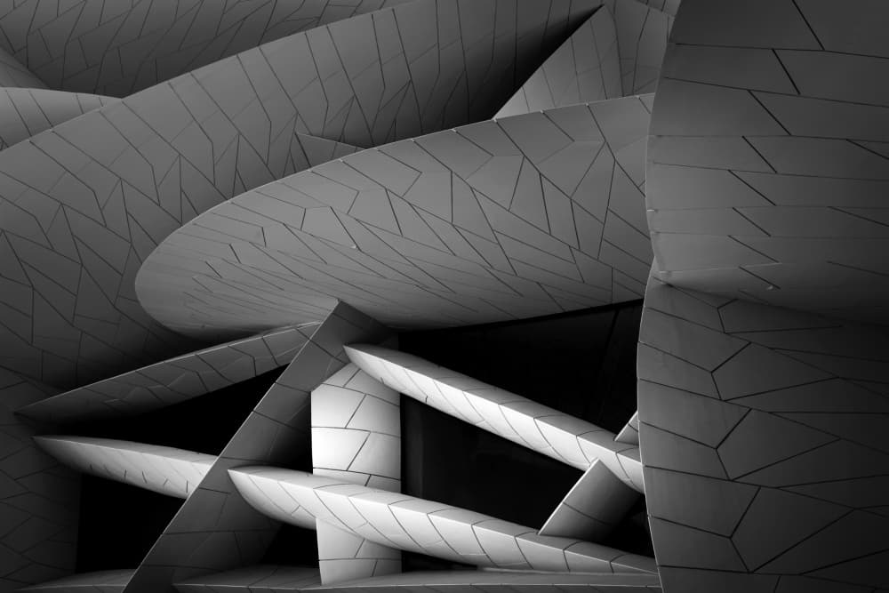 Dynamic Geometric Architecture by Hans-Wolfgang Hawerkamp — canvas wall art