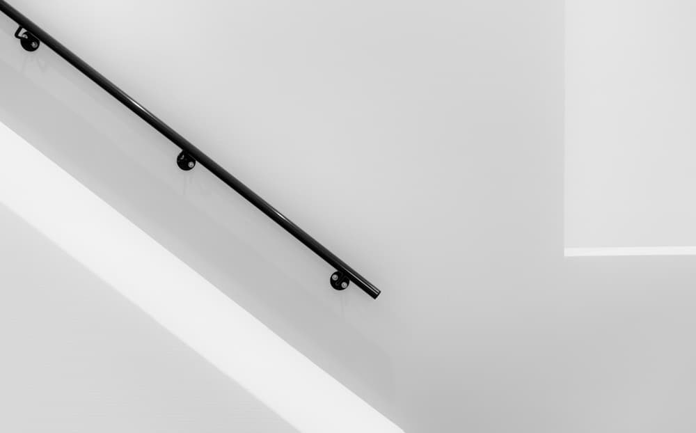 Modern Staircase Handrail by Greetje van Son — canvas wall art