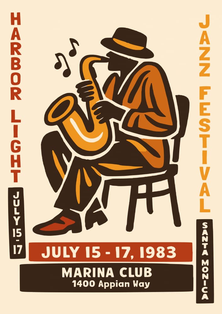 Retro Jazz Musician