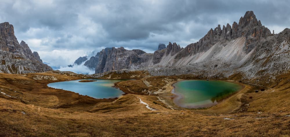 Dolomites Alpine Lakes by YY DB — canvas wall art