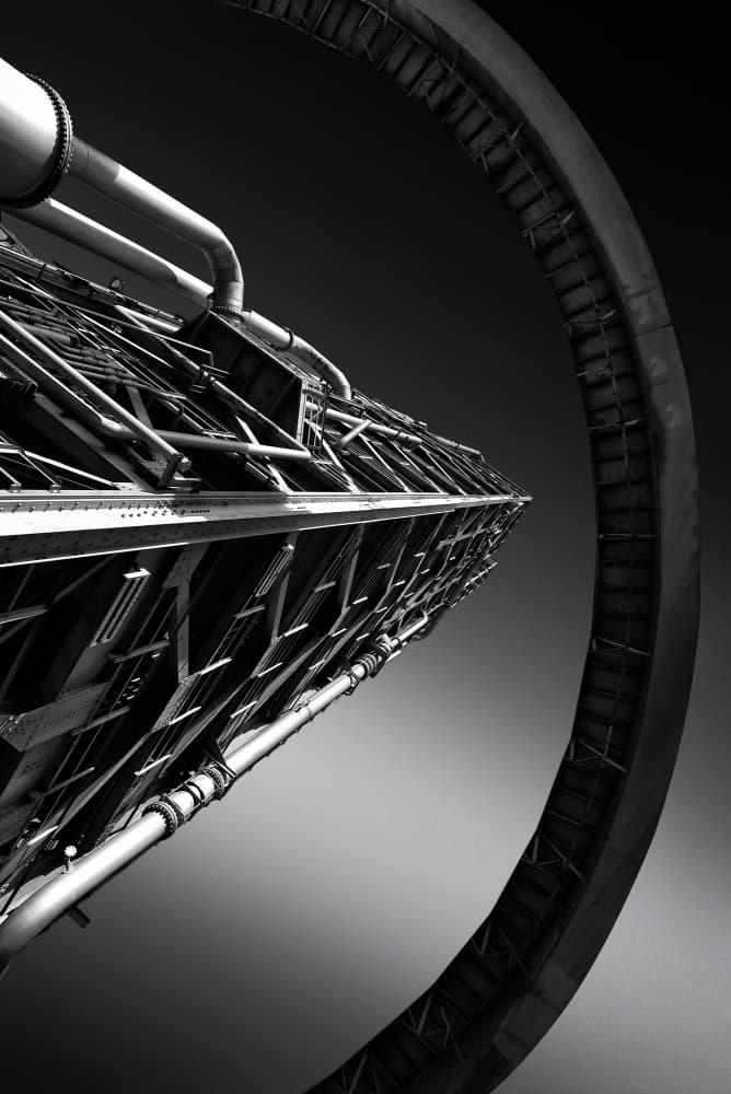 Industrial Ring Perspective by Jorge Pimenta — canvas wall art