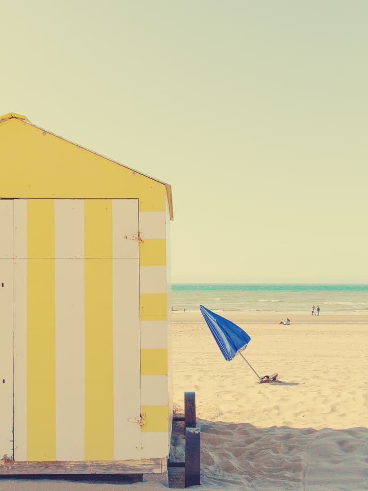 Summer Beach Hut by Massimo Della Latta — canvas wall art