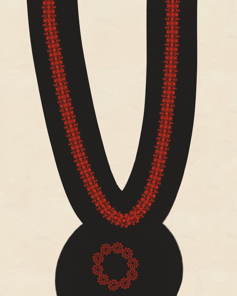 Hindu Tilaka Mark by Deepthi s — canvas wall art