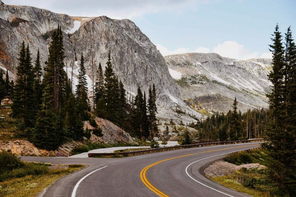 The Road to The Snowies by Del Mundo Imagery — canvas wall art