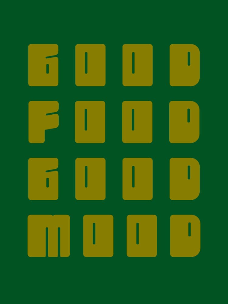 Good Food Good Mood by Andreas Magnusson — canvas wall art