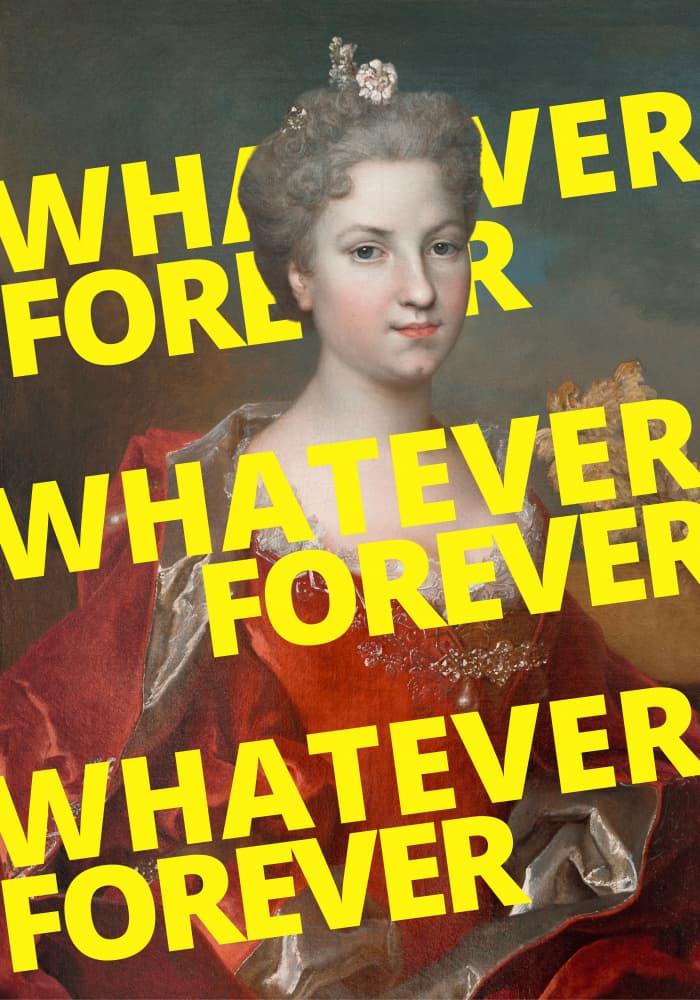 Whatever Forever Portrait by Athene Fritsch — canvas wall art