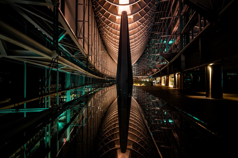Reflected Urban Architecture by YUTAKA KURAHASHI — canvas wall art