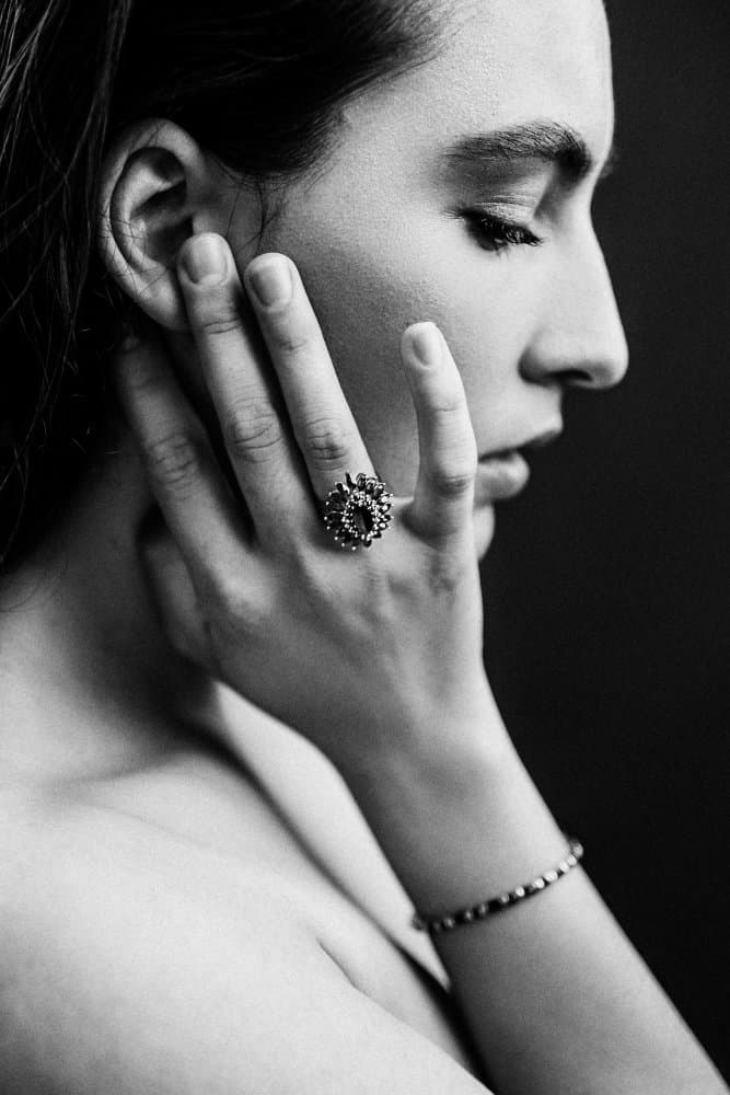 Serene Profile With Ring by Martin Krystynek MQEP — canvas wall art