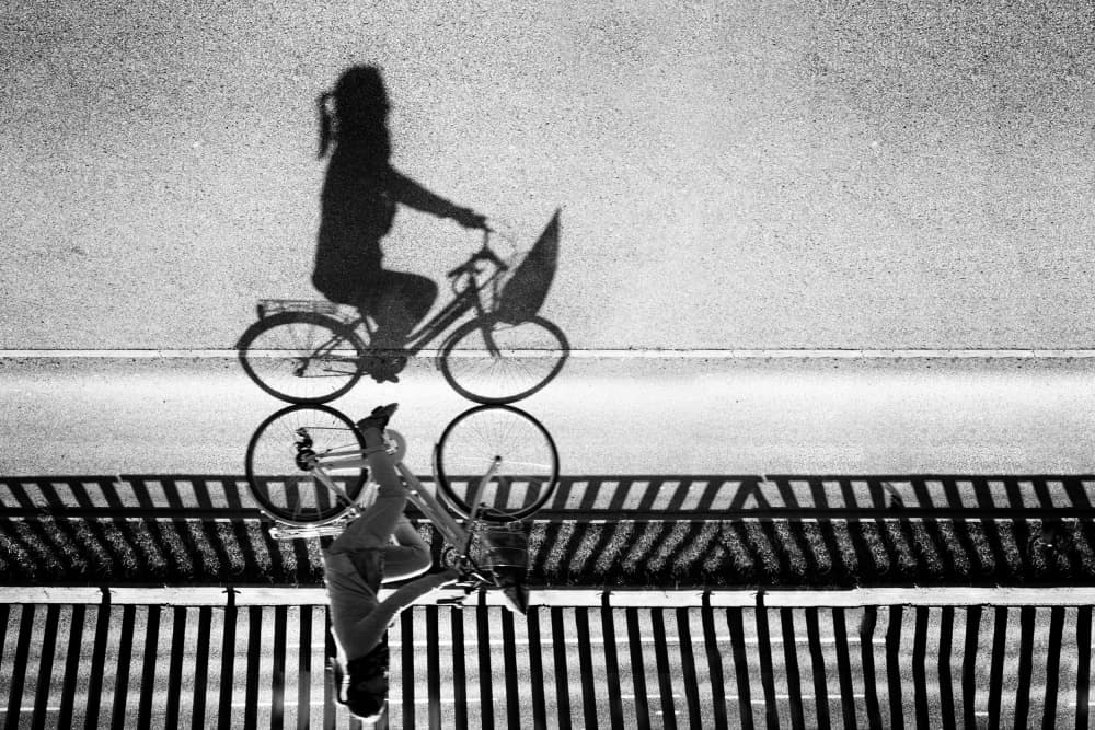 Shadow Rider Reflection by Jurij Bizjak — canvas wall art