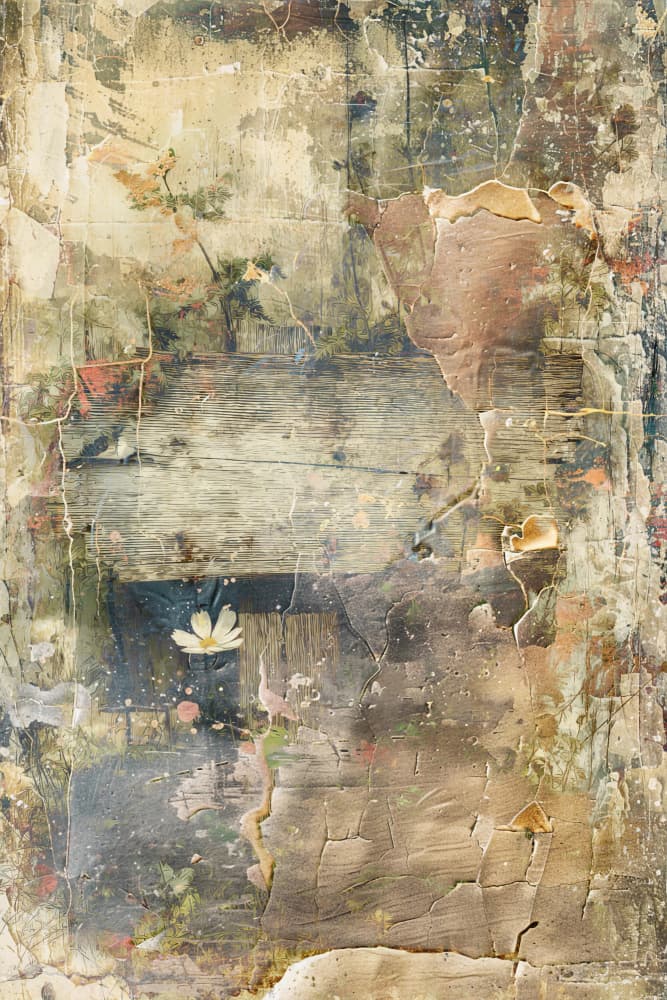 Weathered Wood Bloom by Rafal Kulik — canvas wall art