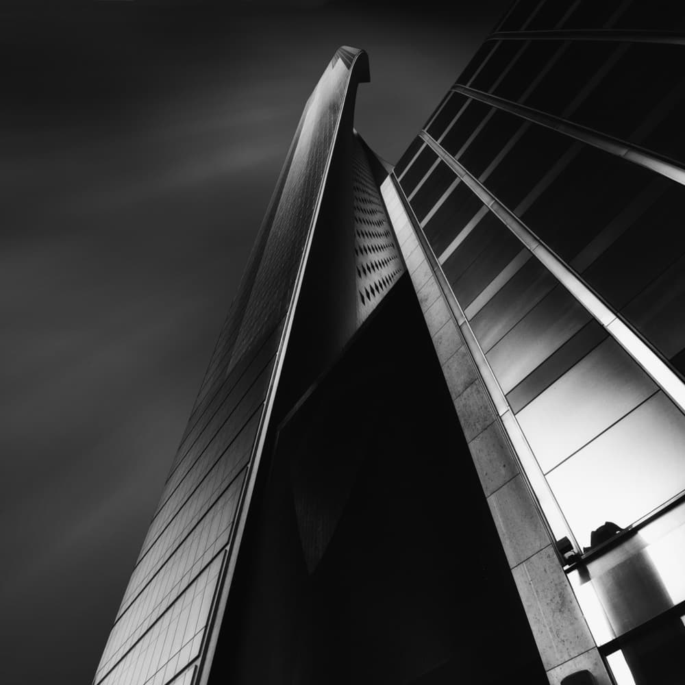Sleek Modern Skyscraper by Ahmed Thabet — canvas wall art