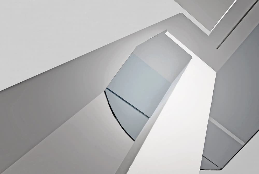 Clean Geometric Architecture by Henk van Maastricht — canvas wall art