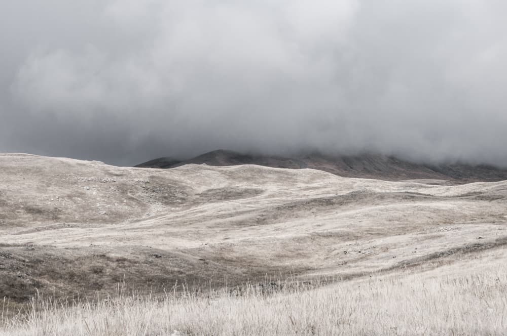 Misty Rolling Hills by Photolovers — canvas wall art