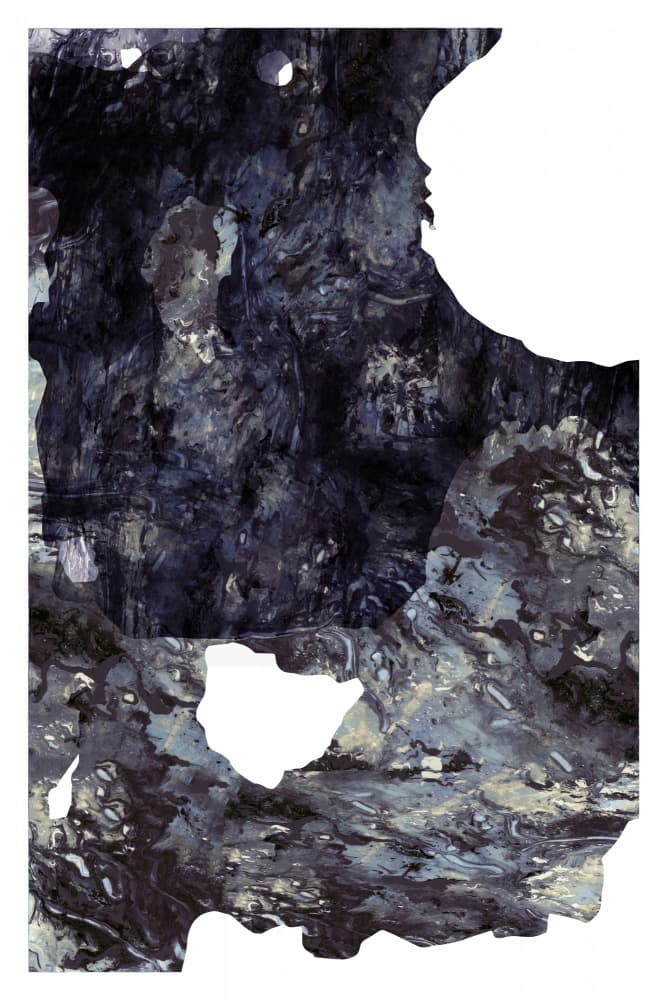 Abstract Ocean Caverns by cartissi — canvas wall art