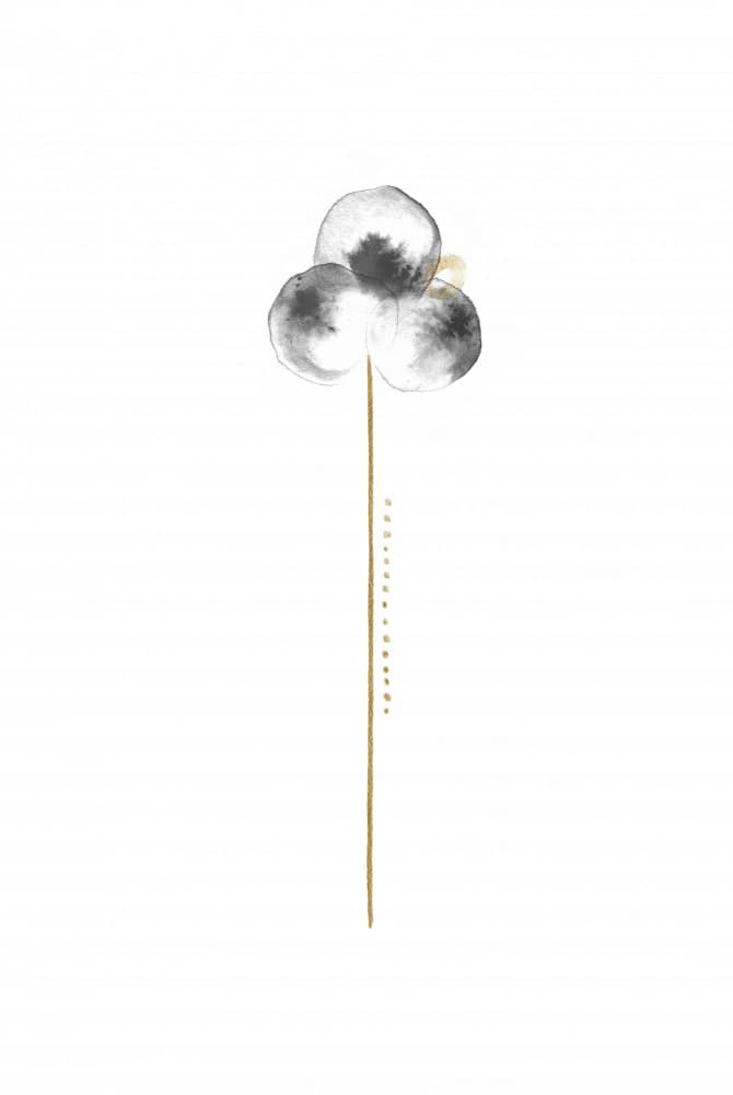 Elegant Botanical Gold by Fabiana Silveira — canvas wall art
